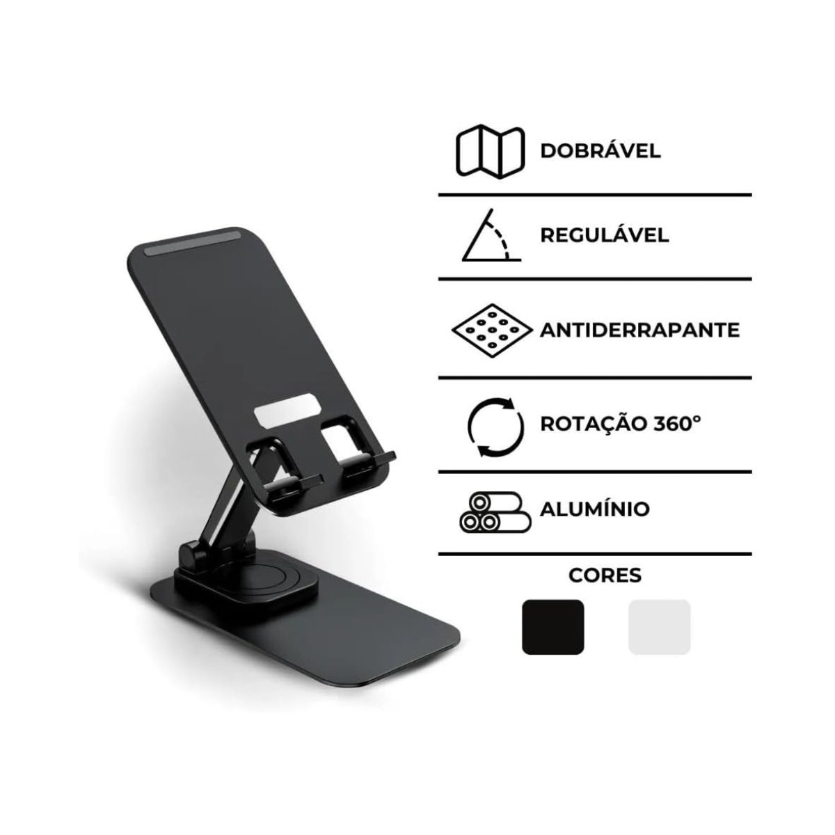 Suporte Flexível de Mesa para Tablet e Smartphone - 05