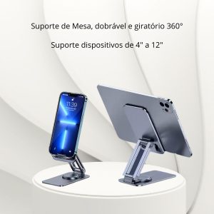 Suporte Flexível de Mesa para Tablet e Smartphone - 05