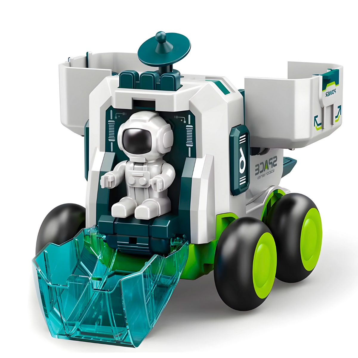 Brinquedo Carro Espacial Infantil com Astronauta – Verde