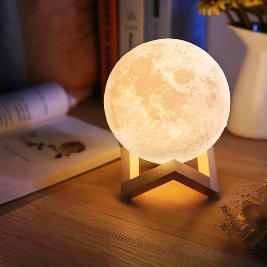 Luminaria 3D Lua Cheia Abajur LED Decoracao USB (2)