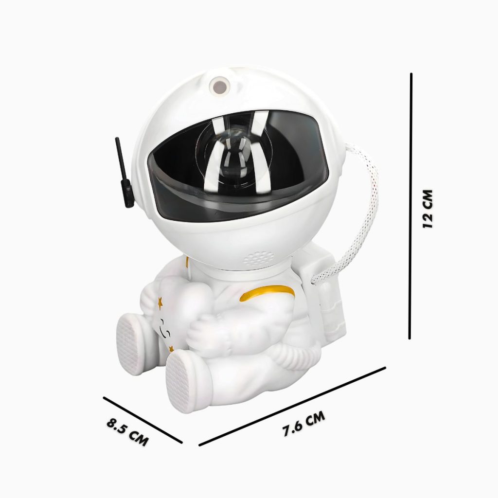 Projetor de luz do astronauta - céu estrelado e controle remoto estimula (3)