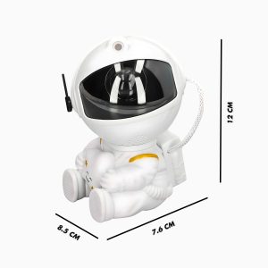 Projetor de luz da galáxia do astronauta - Projetor de céu estrelado de astronauta _ Night Light com céu estrelado e controle remoto, estimula a imaginação e a criatividade das crianças Comfrey-7