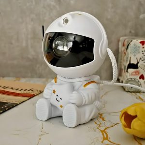 Projetor de luz da galáxia do astronauta - Projetor de céu estrelado de astronauta _ Night Light com céu estrelado e controle remoto, estimula a imaginação e a criatividade das crianças Comfrey-7