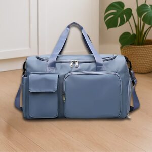 Bolsa academia e viagem com porta tênis - Azul 05-2025