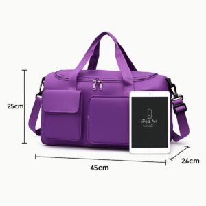 Bolsa feminina academia e viagem com porta tênis - 003-2025