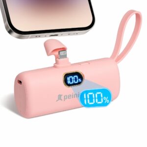 Carregador portátil 5000mAh – Rosa