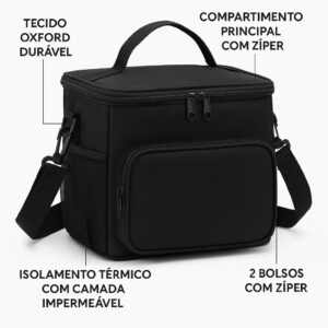 Bolsa térmica fitness com capacidade de 7 litros - 004-2025
