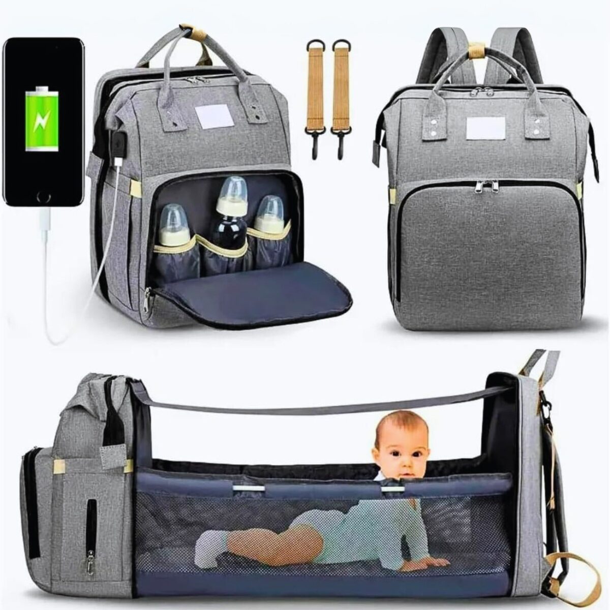 Mochila de Maternidade Vira Berço - 001-2025 (2)