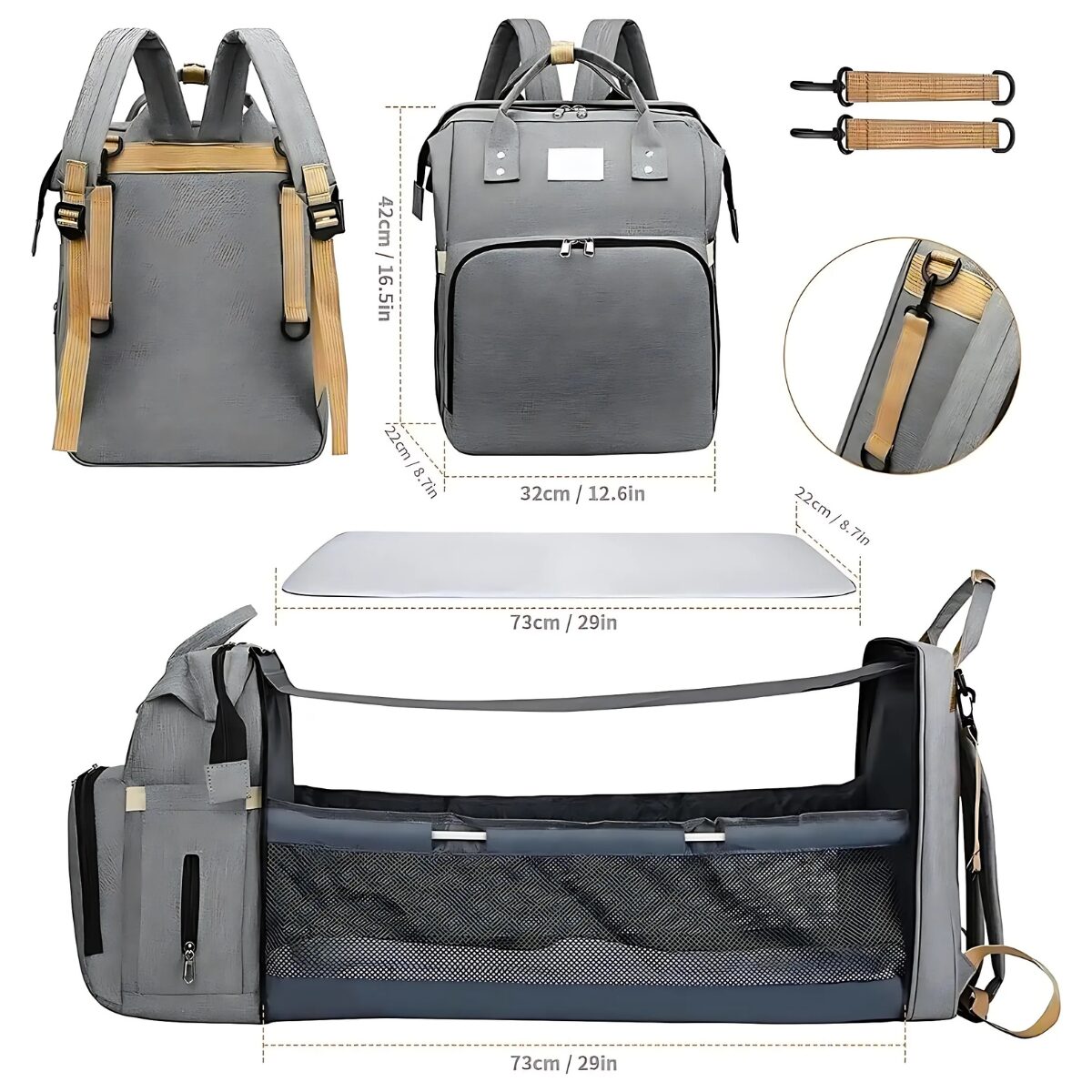 Mochila de Maternidade Vira Berço - 001-2025 (5)