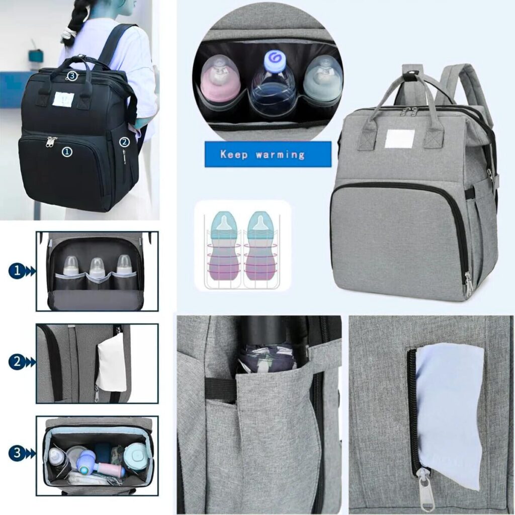 Mochila de Maternidade Vira Berço - 001-2025 (6)