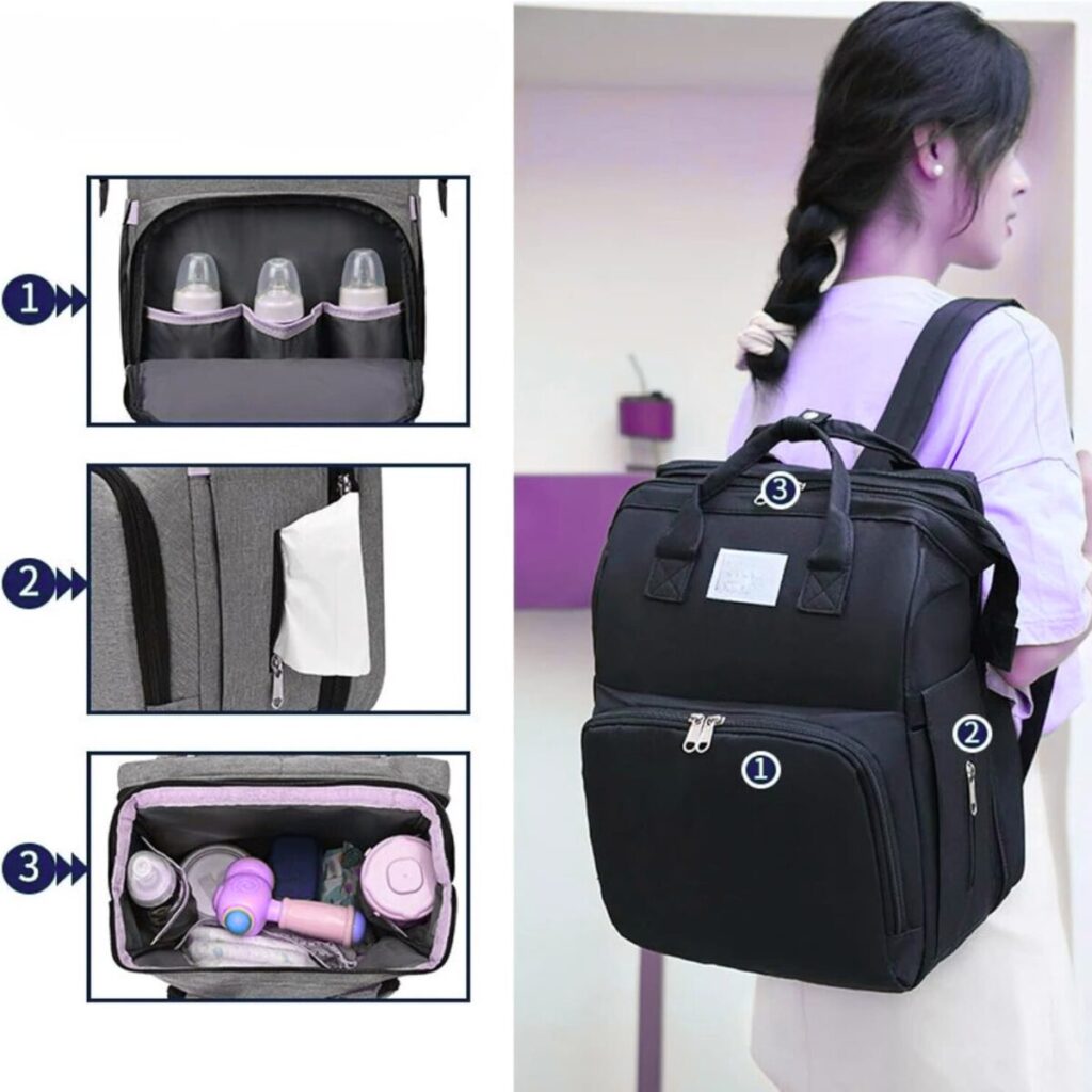 Mochila de Maternidade Vira Berço - 001-2025 (9)