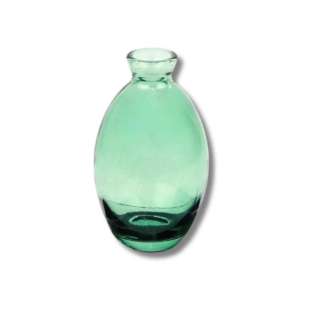 Vaso de Vidro Liso Verde - 10