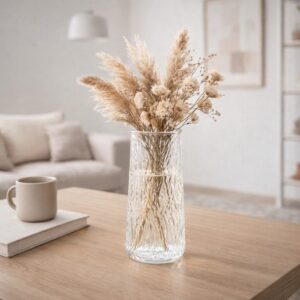 Vaso de vidro transparente 20cm - 05