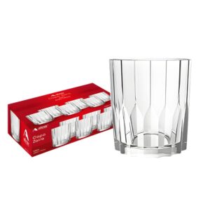 Conjunto 6 Copos de Vidro Rocks Zaira 340ml