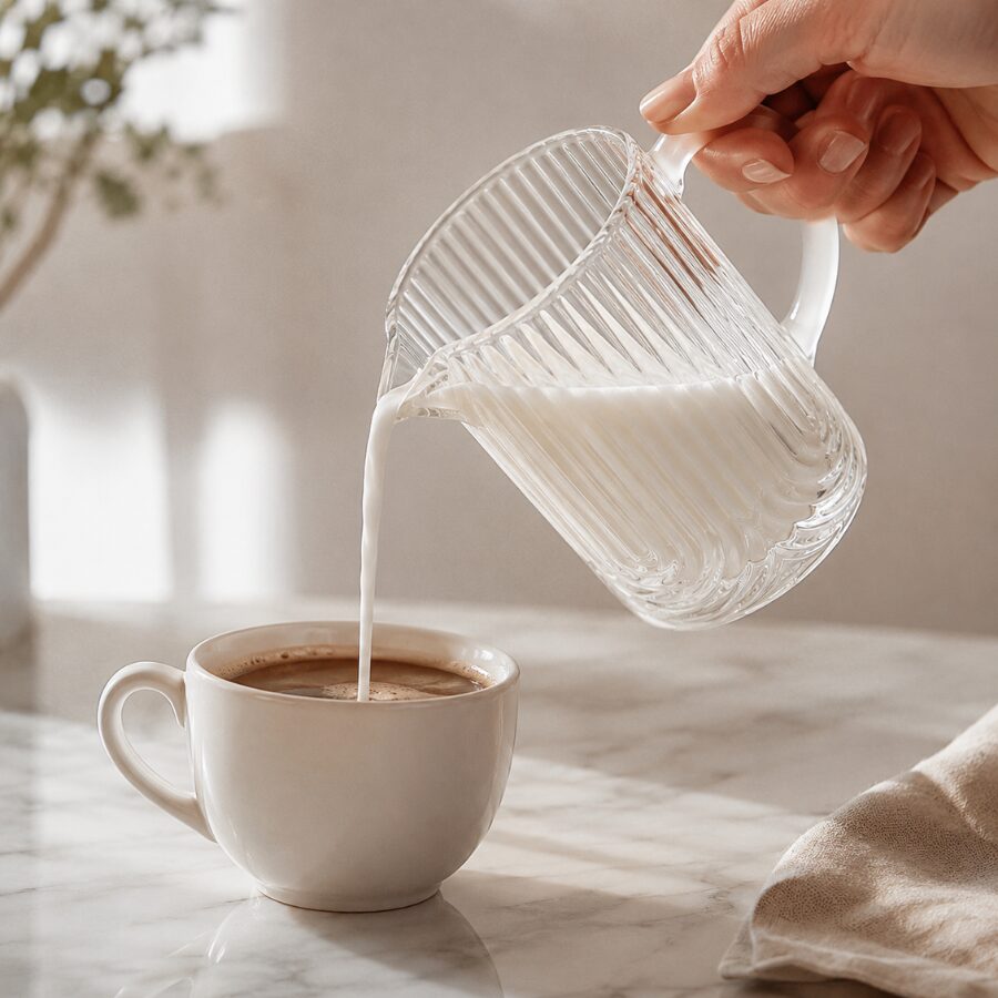 Mini Leiteira de Vidro 260ml (4)